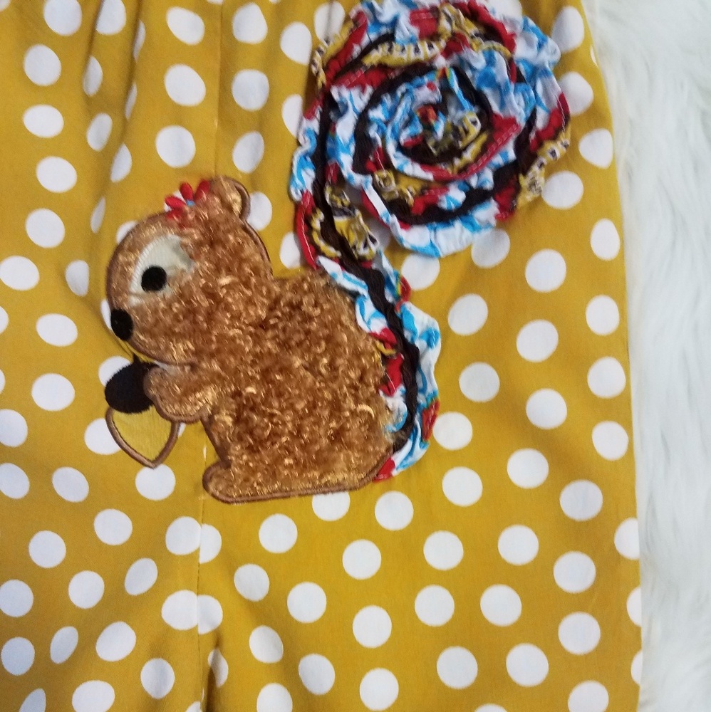 Millie Jay squirrel romper sz 6 months - Picture 3 of 3